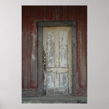 Aged Door Print