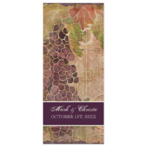 Aged Grape Vineyard Wedding Dinner Menu