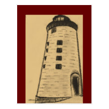Aged Lighthouse Postcards