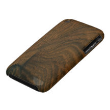 Aged Mahogany Wood Texture iPhone 3 Cases