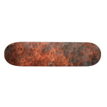 Aged Rusted Metal Custom Skateboard