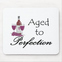 Aged to Perfection T-shirts and Gifts. Mouse Mat