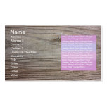 Aged Wood Business Card Template