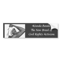 AGenda Benda:The New Breed of Civ... Bumper Stickers