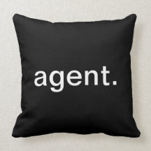 Agent Throw Pillows