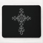 Aggressive Gothic Cross Mouse Pad
