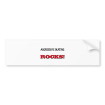 Aggressive Skating Rocks Bumper Sticker