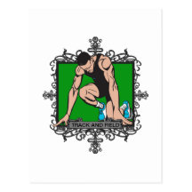 Aggressive Track and Field Post Cards