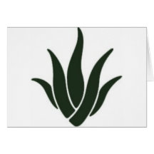 AGHG aloe logo Greeting Cards