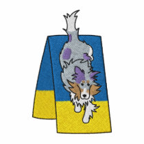 Agility A-Frame Sheltie Embroidered Hoodie