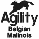 Agility Belgian Malinois Women's Embroidered Shirt