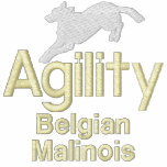 Agility Belgian Malinois Women's Embroidered Hoodie