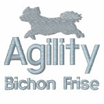 Agility Bichon Frise Embroidered Sweatshirt