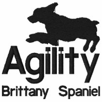Agility Brittany Spaniel Polo Shirt