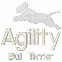 Agility Bull Terrier Women's Embroidered Polo Shirt