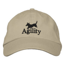 Agility Cardigan Welsh Corgi Embroidered Hat