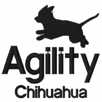 Agility Chihuahua Embroidered Polo Shirt