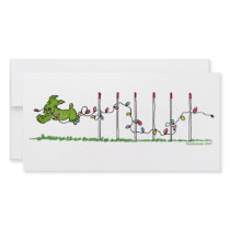 Agility  Christmas Lights Photo Cards