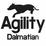 Agility Dalmatian Ladies Hoody
