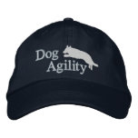 Agility German Shepherd embroidered hats