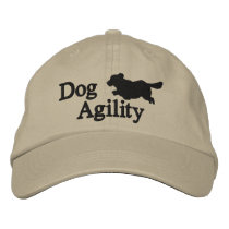 Agility Golden Retriever Embroidered Hats