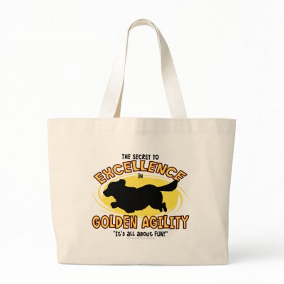 Agility Golden Retriever Secret Bag by MenagerieMayhem