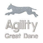 Agility Great Dane Women's embroidered shirts