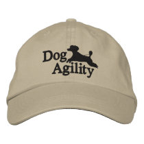 Agility Poodle Embroidered Hat