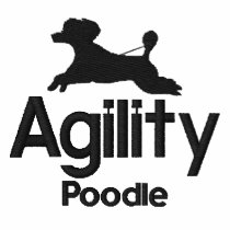 Agility Poodle Embroidered Polo Shirt