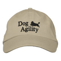Agility Portuguese Water Dog Embroidered Hat