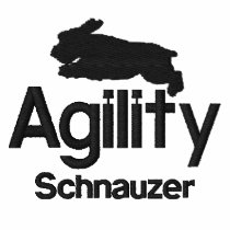 Agility Schnauzer Embroidered Polo Shirt