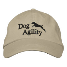 Agility Weimaraner Embroidered Hat