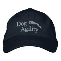 Agility Whippet Embroidered Hat (Blue)