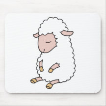 agneau mignon de bébé tapis de souris