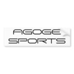 AGOGE SPORTS BUMPER STICKERS