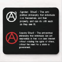 Agorism & Anarchy defined Mousepads