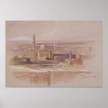 Agra Mosque, Cairo, 1849 Poster
