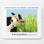 Agrazing Maize (Funny Cow Gifts Cards Tees Etc) mousepads