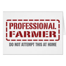 Agriculteur professionnel cartes de vœux