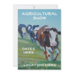 Agricultural Show Invitations 4 cows