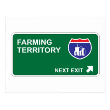 Agriculture de la prochaine sortie cartes postales