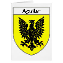 Aguilar Coat of Arms/Family Crest cards