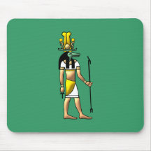 Ägypten Gott Sobek egypt god Mousepads