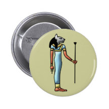 Ägypten Göttin Bastet egypt goddess Anstecknadelbutton