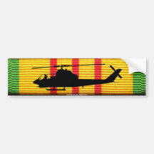 AH-1 Cobra on VSM Ribbon Bumper Sticker