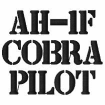 AH-1F Cobra PILOT EMBROIDERED Embroidered Polo Shirt