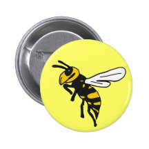 AH- Yellow Jacket Sports Button