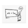 Aha! Postcard