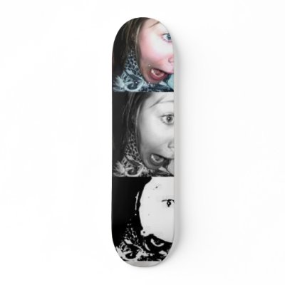 AHH! SKATEBOARD DECK by pedersec