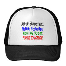 Ahhhh retirement fishing  today.... trucker hat